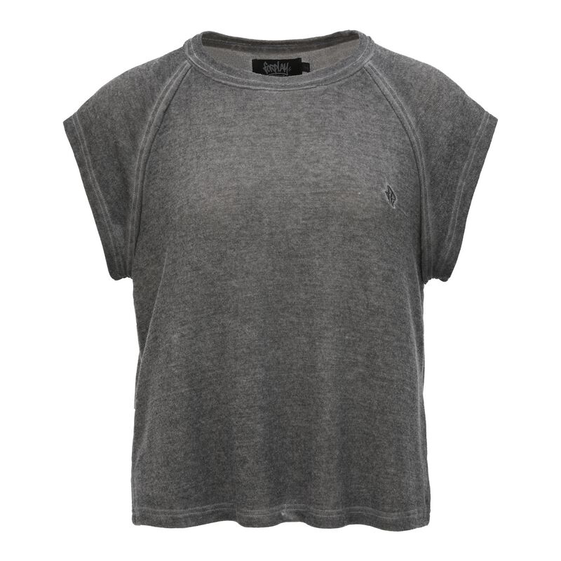 Forplay Top - Outside seam T-Shirt grey washed - S bis XXL - für Damen - Größe XL - grau