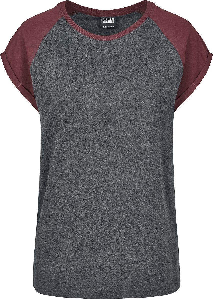 T-Shirt Manches courtes de Urban Classics - T-shirt Manches Raglan Femme - XS à 5XL - pour Femme - g