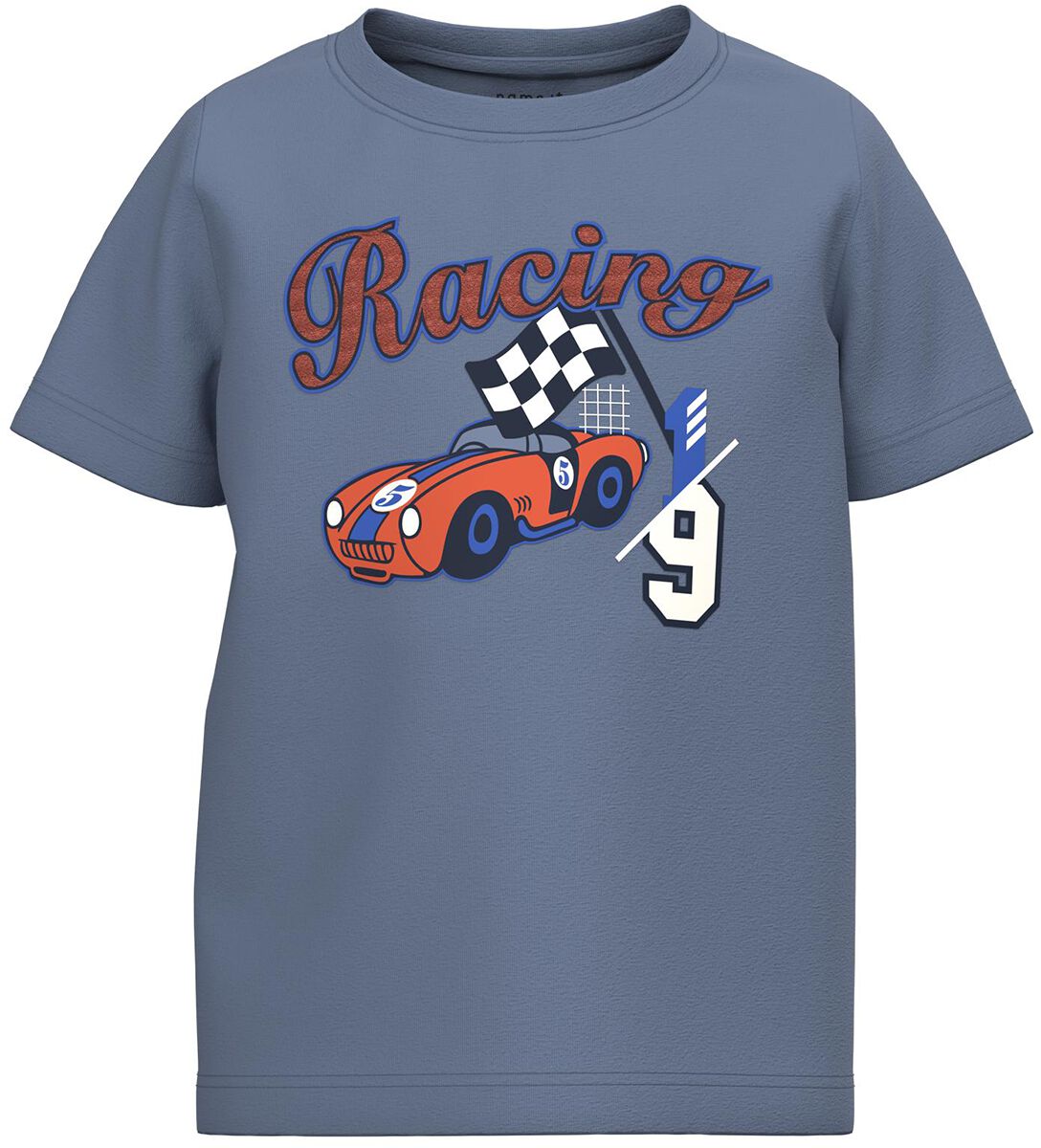 T-shirt de name it - Henne Shirt - Racing - 92 à 116 - pour garçons - bleu