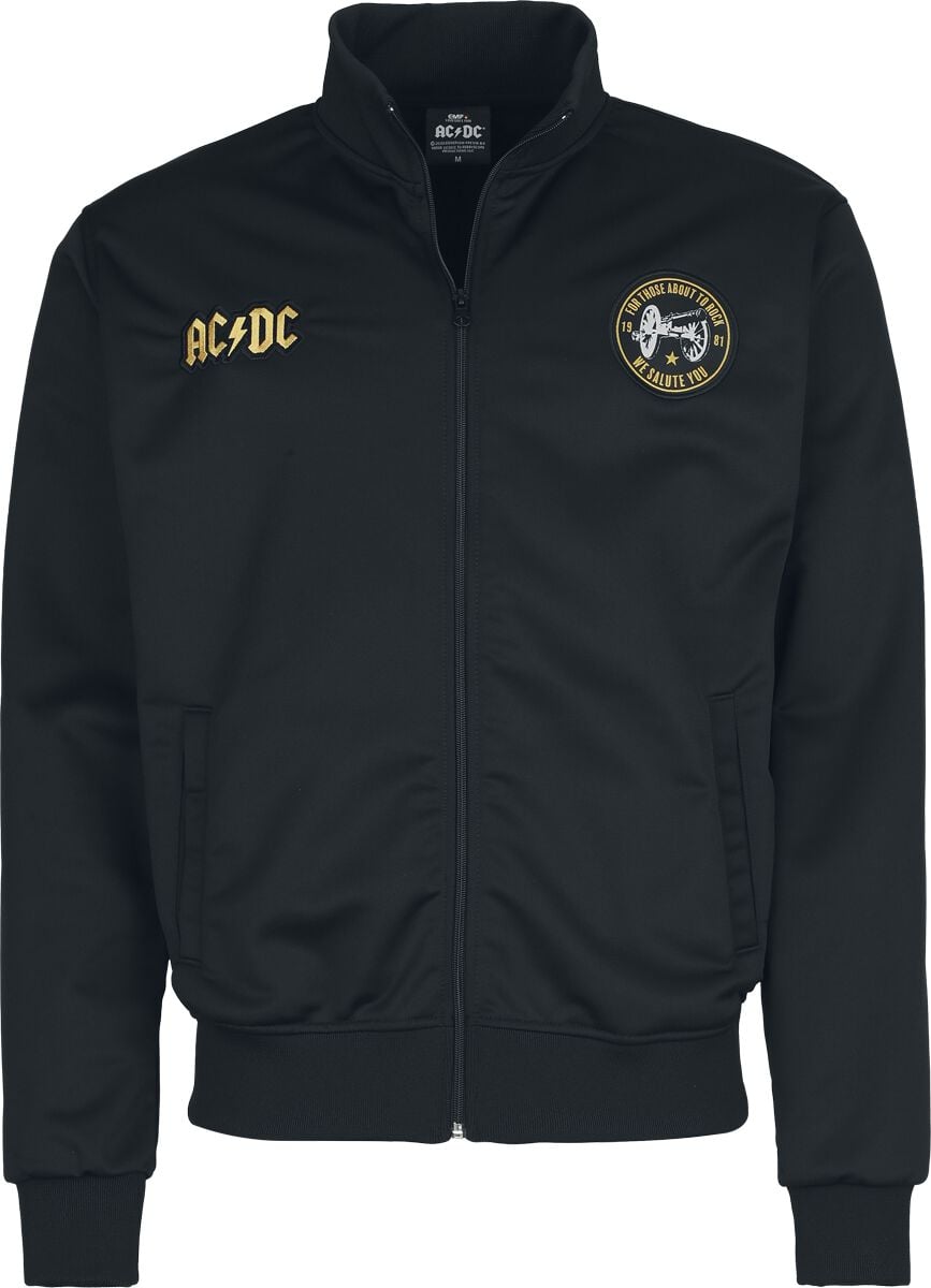 Träningsjacka  av AC/DC - Soccer Trackjacket - Herr - svart