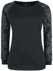 Skull & Roses, Black Premium by EMP, Sweatshirt