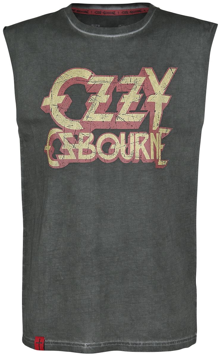 Levně Ozzy Osbourne EMP Signature Collection Tank top šedá