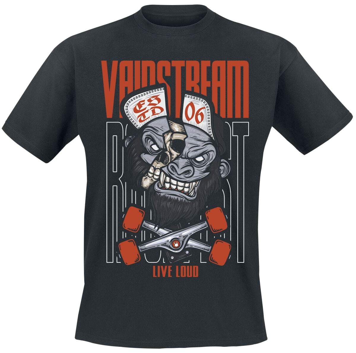 T-Shirt  di Vainstream 2026 - Vainstream Rockfest x EMP 2026 - S a 4XL - Uomo - nero