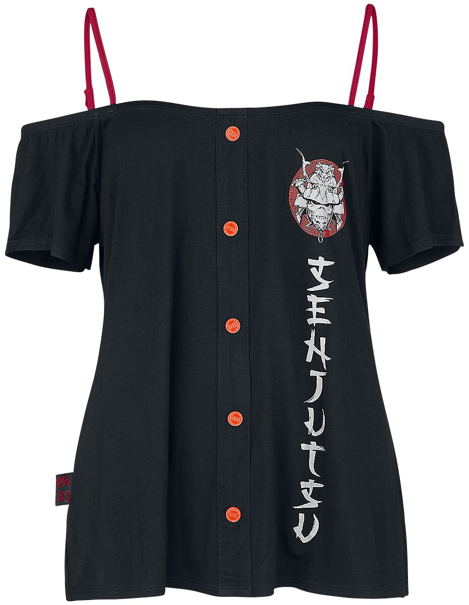 T-Shirt Manches courtes de Iron Maiden - EMP Signature Collection - S à L - pour Femme - noir/rouge