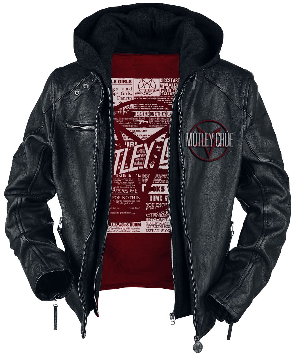 Mötley Crüe EMP Signature Collection Leather Jacket black