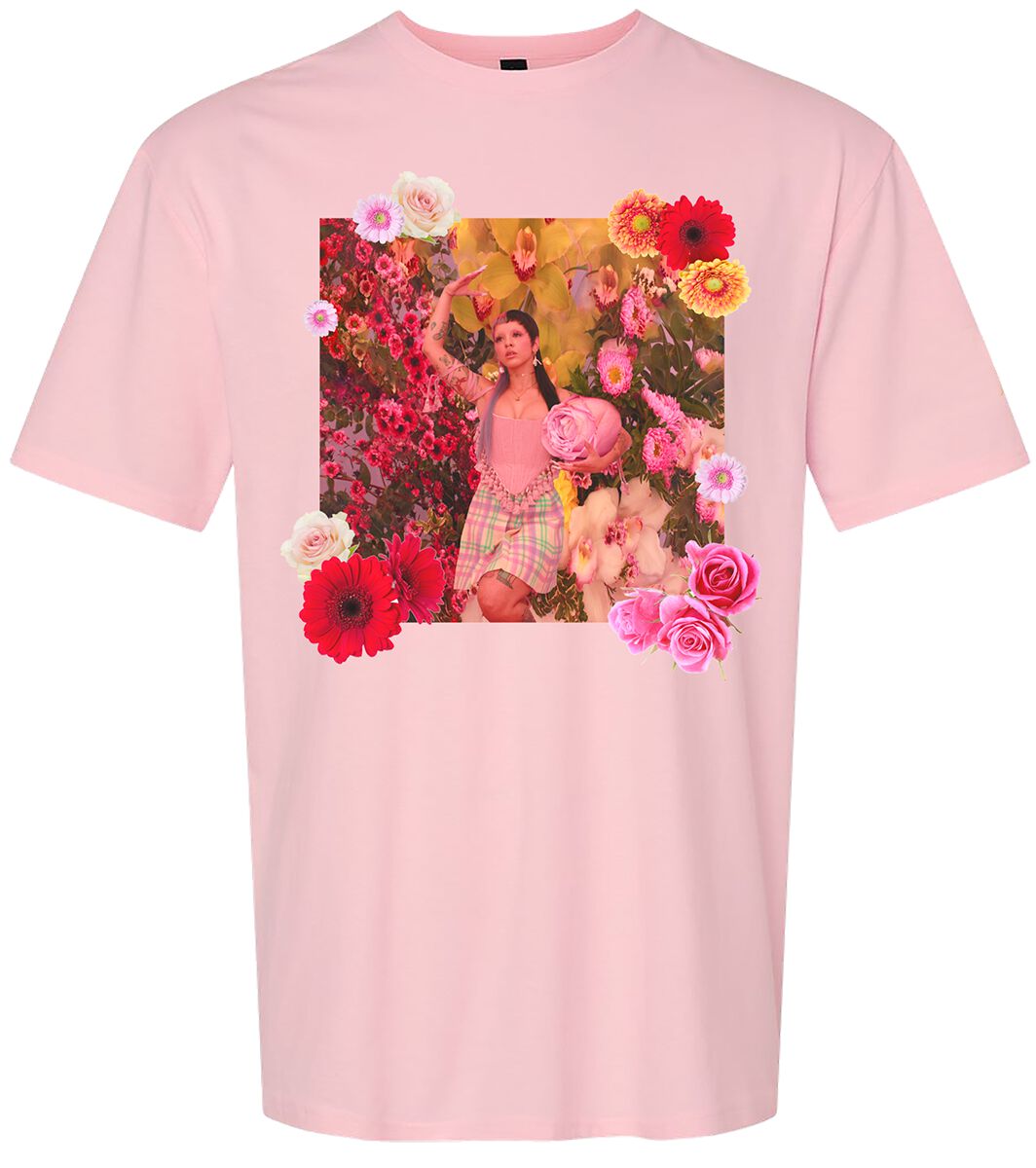 Levně Martinez, Melanie Spring Flowers Tričko světle růžová