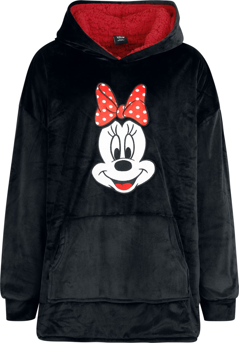 Bluza z kapturem Disney z Myszka Miki i Minnie - Minnie Plush Snuddie - Kobiety - wielokolorowy