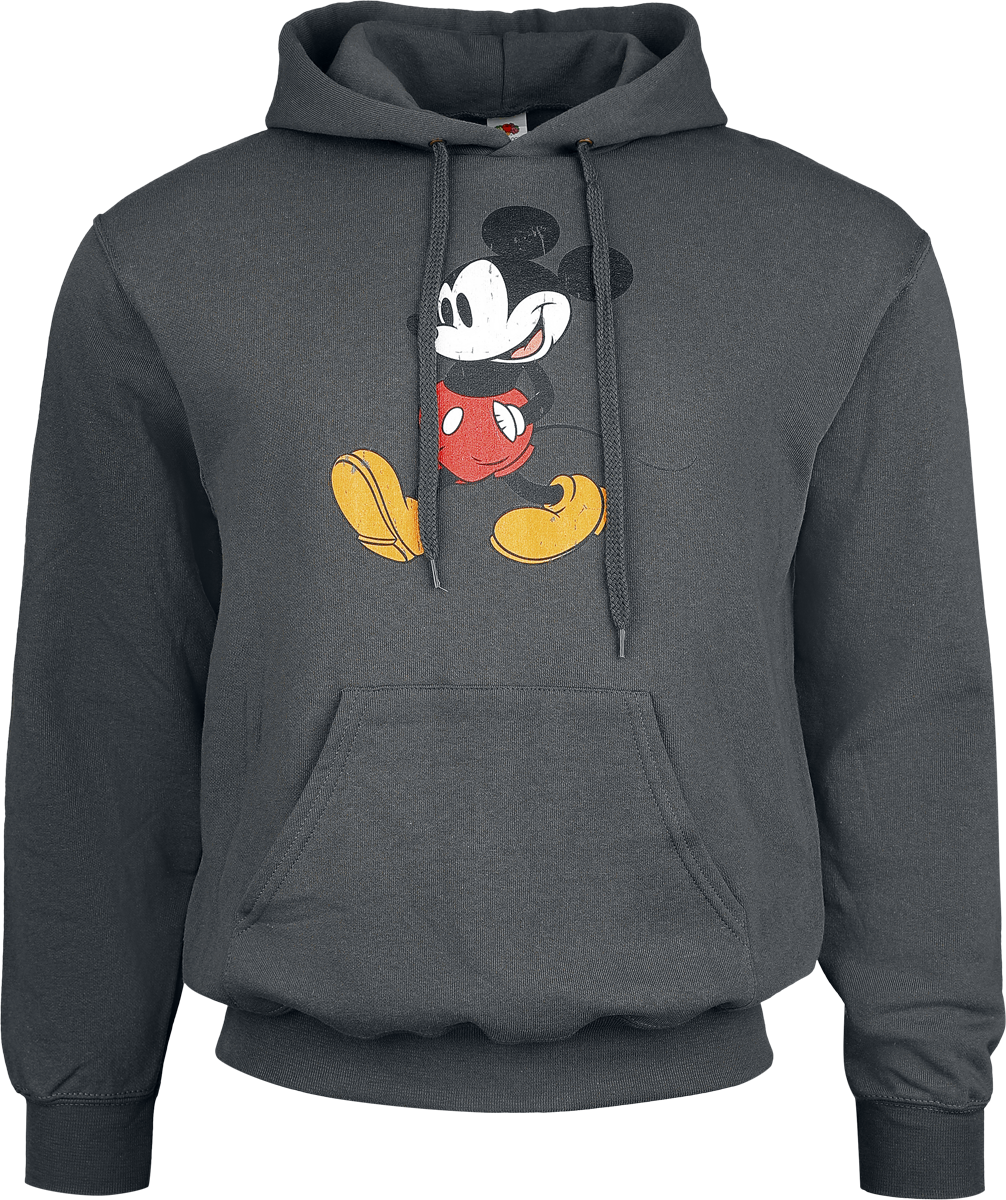 Bluza Disney z Mickey Mouse - Mickey Classic Walk - Mężczyźni - ciemnoszary