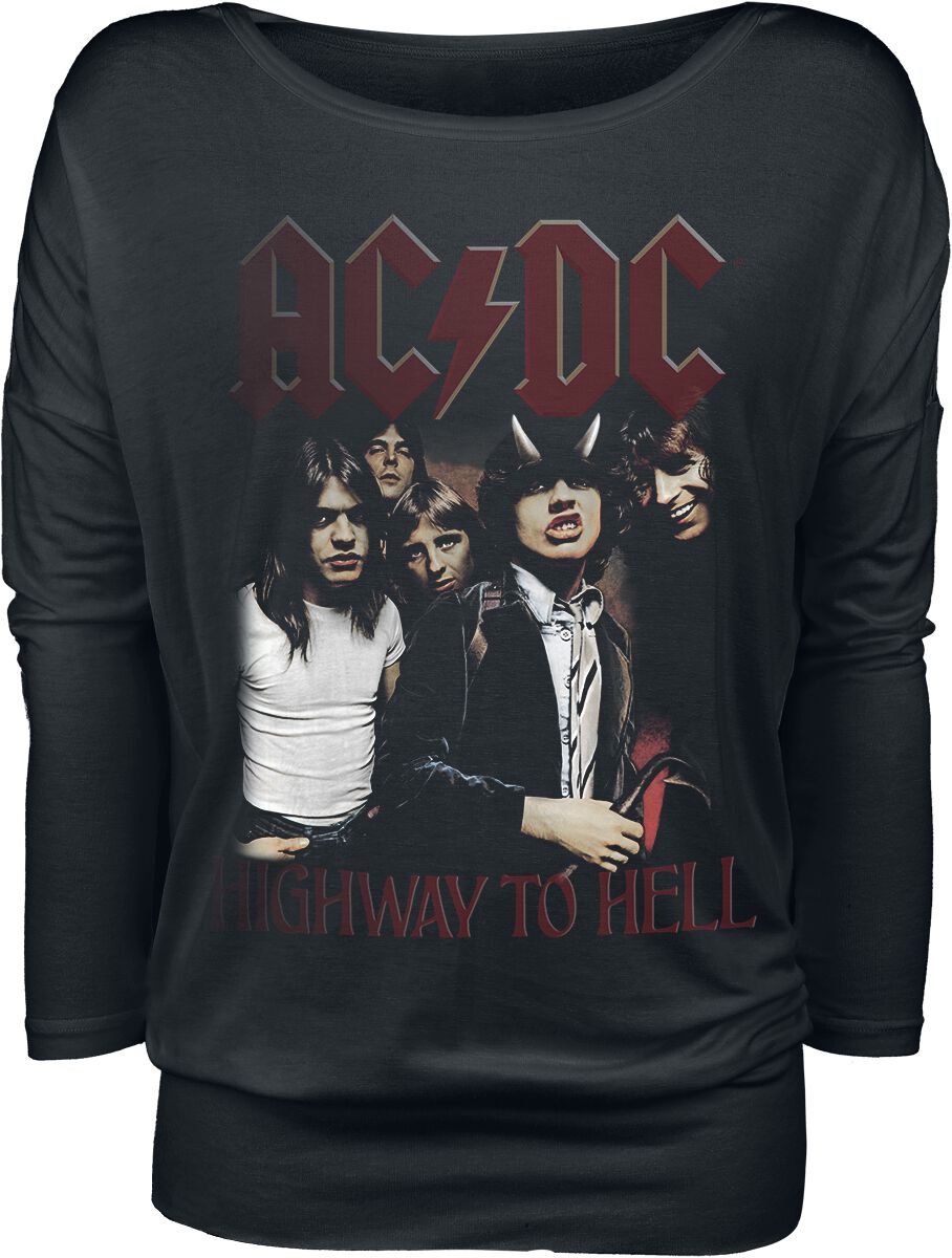 AC/DC Highway To Hell Long-sleeve Shirt black