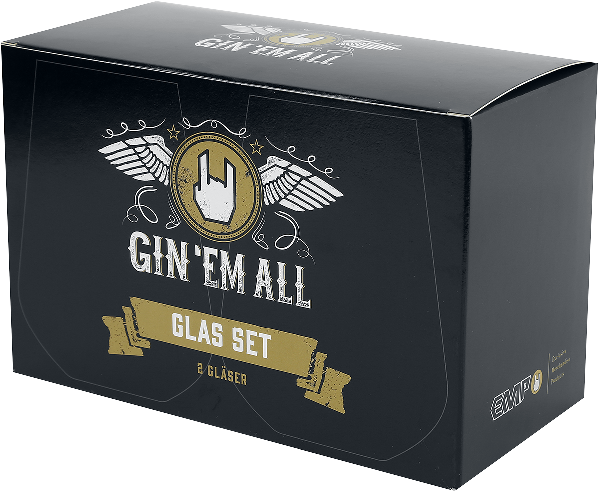 Gin 'Em All by EMP Gläser - Set Glas-Set weiß - 26.68% Rabatt
