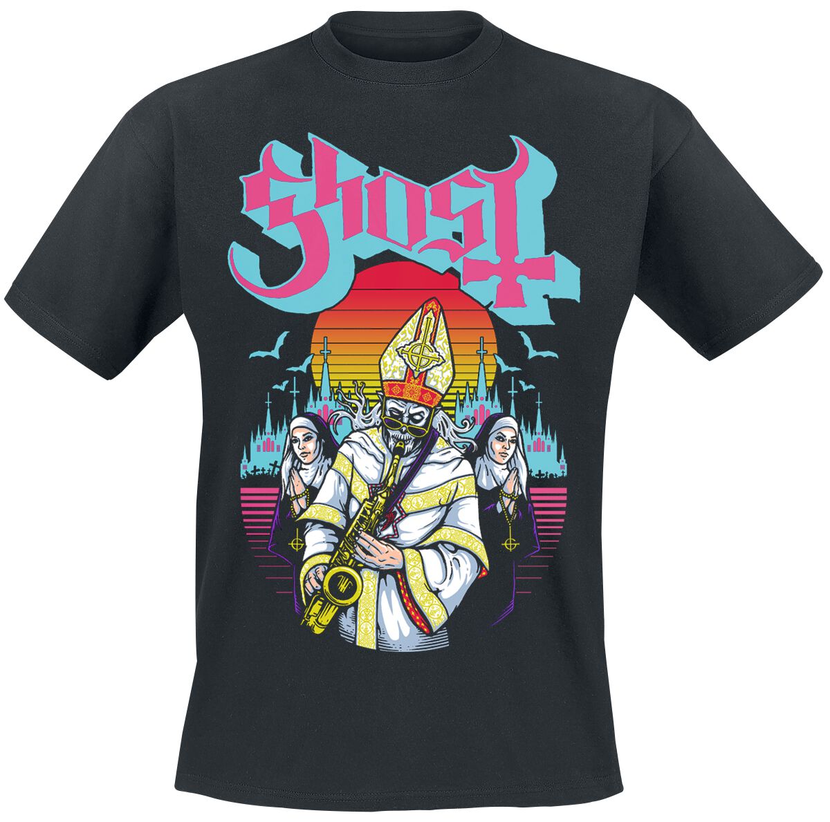 Ghost T-Shirt - Miasma - S bis XXL - für Männer - Größe XL - schwarz  - Lizenziertes Merchandise!