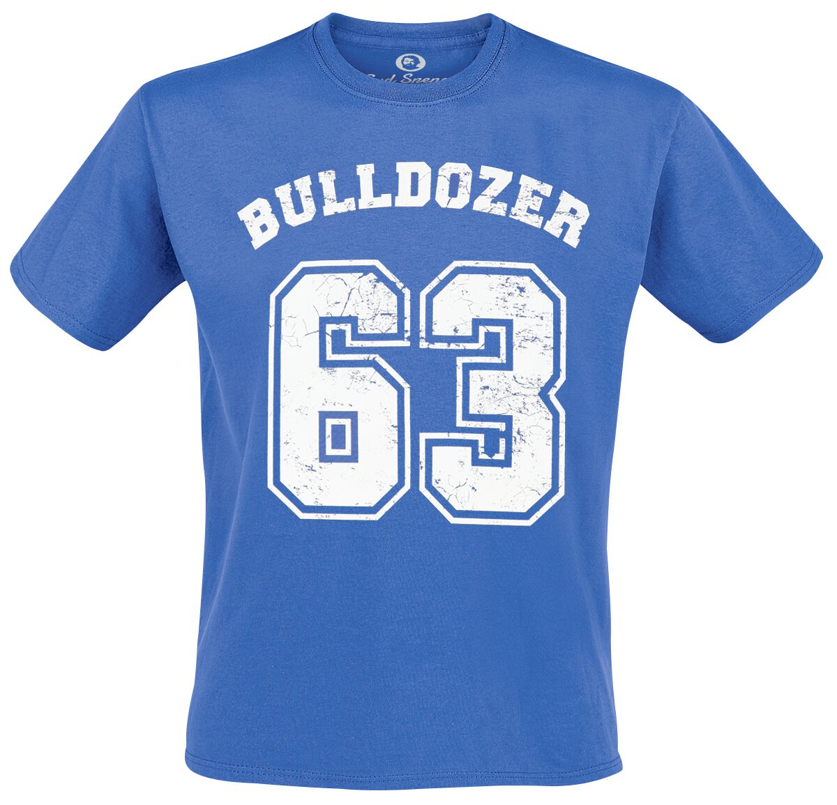 Bud Spencer T-Shirt - Bulldozer - M bis 5XL - für Männer - Größe 4XL - blau  - Lizenzierter Fanartikel