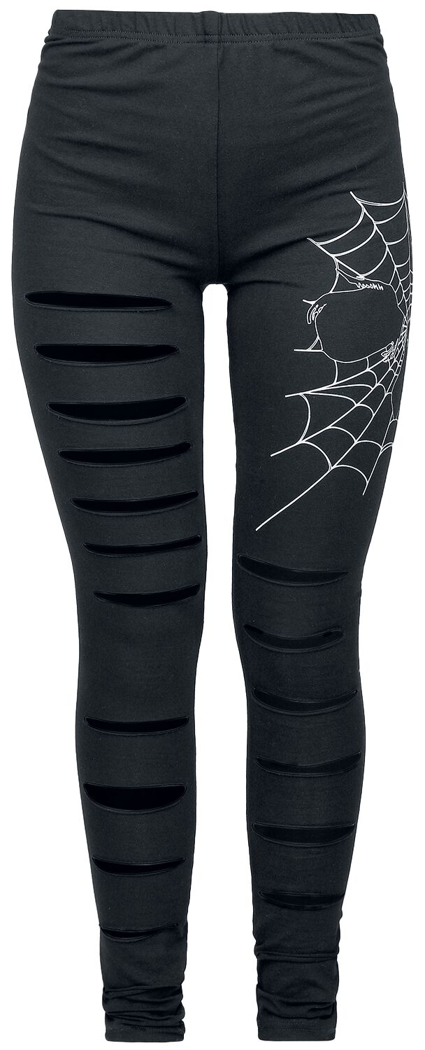 Image of Leggings Gothic di Heartless - Widow Maker leggings - XS a XXL - Donna - nero