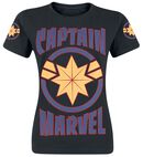 Logo, Captain Marvel, T-Shirt