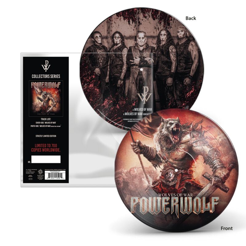 Wolves Of War von Powerwolf - 7"-SINGLE (Limited Edition, Picture, Standard)