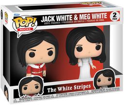 Jack White & Meg White Rocks - 2 Pack Vinyl Figur, The White Stripes, Funko Pop!