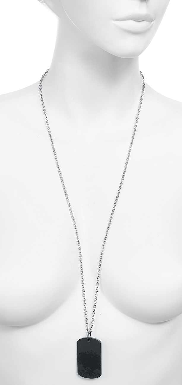 Rockers Skull Dogatg Halskette schwarz