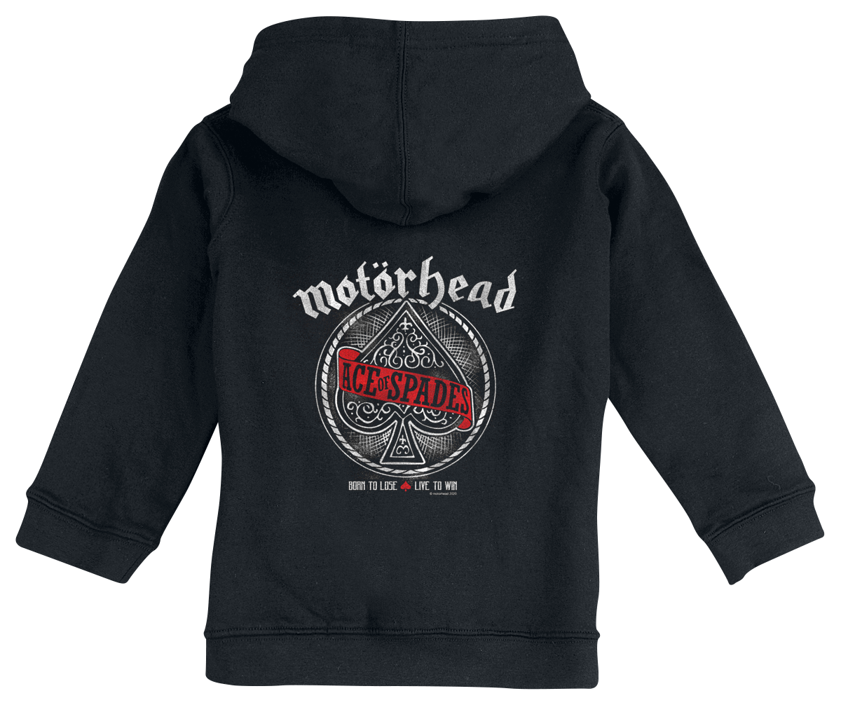 Motörhead Metal Kids - Red Banner Kinder-Kapuzenjacke schwarz