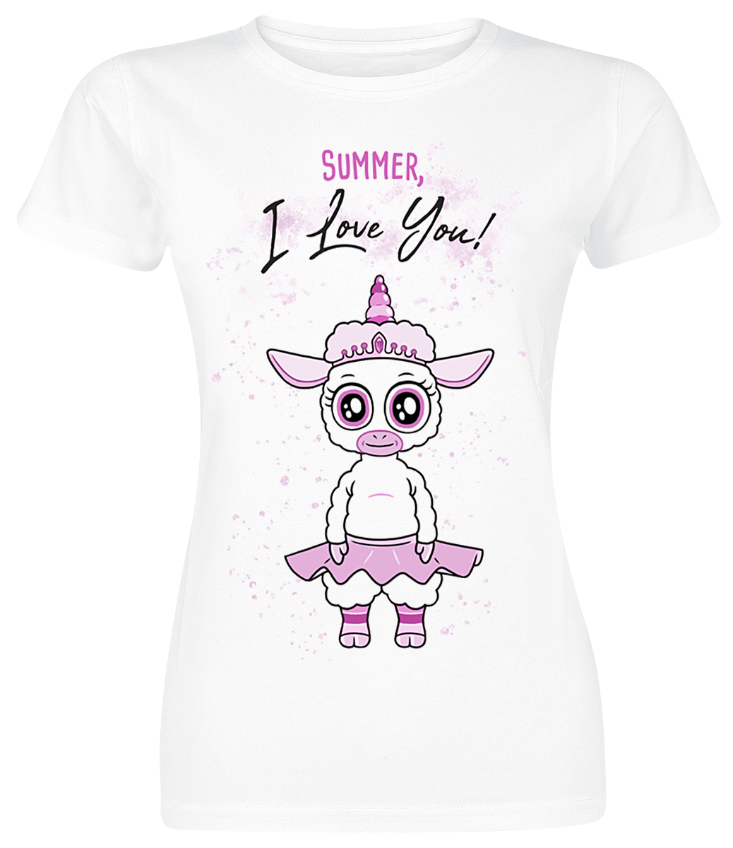 Rick And Morty - Tinkles - Summer I Love You - Girls shirt - white image