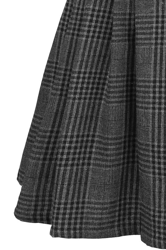 Große Größen Frauen Grey Days High Waisted Skirt | Jawbreaker Kurzer Rock