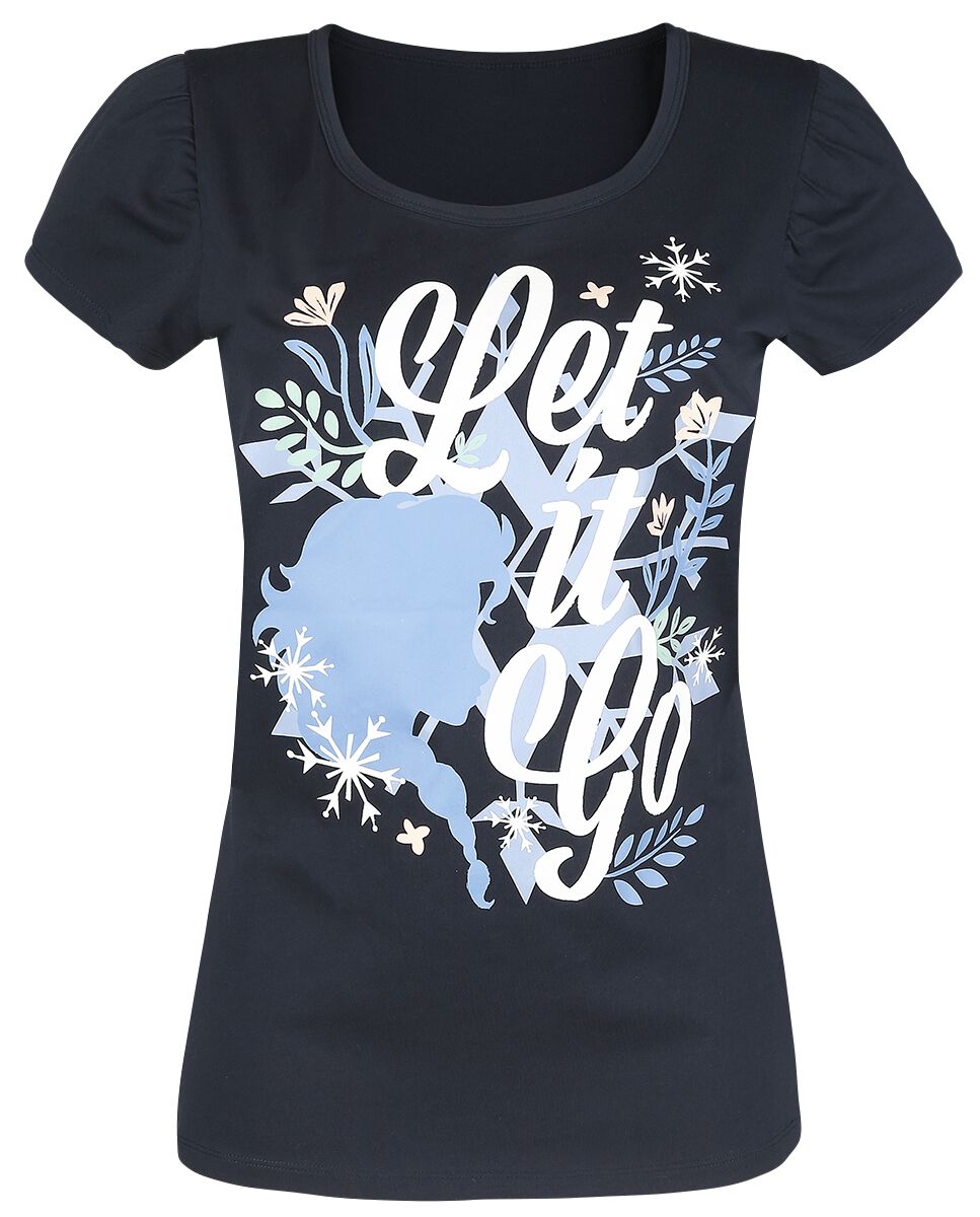 Die Eiskönigin Let it go T-Shirt blau . Q321 - F00140