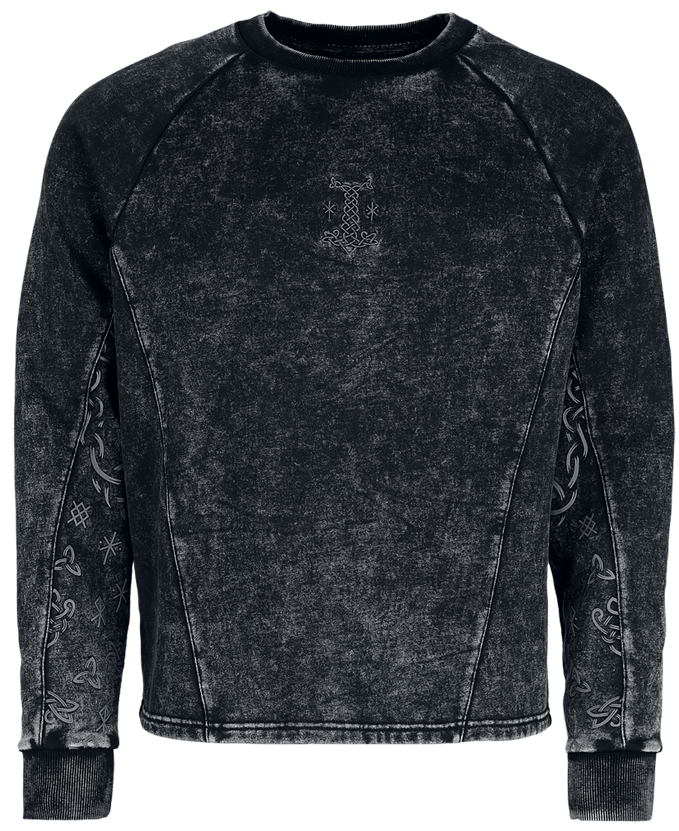 Felpa  di Black Premium by EMP - Celtic fine lines - Uomo - nero