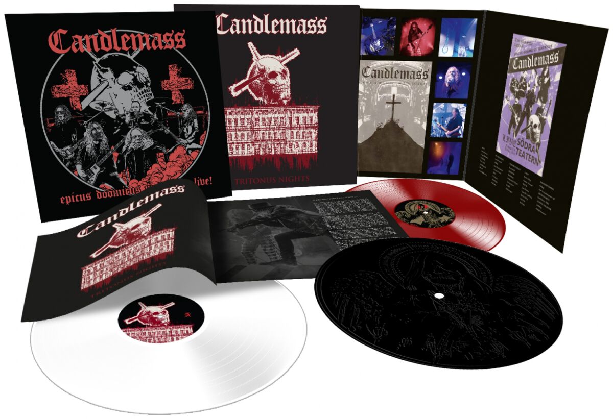 Tritonus Nights von Candlemass - 3-LP (Coloured, Limited Edition)