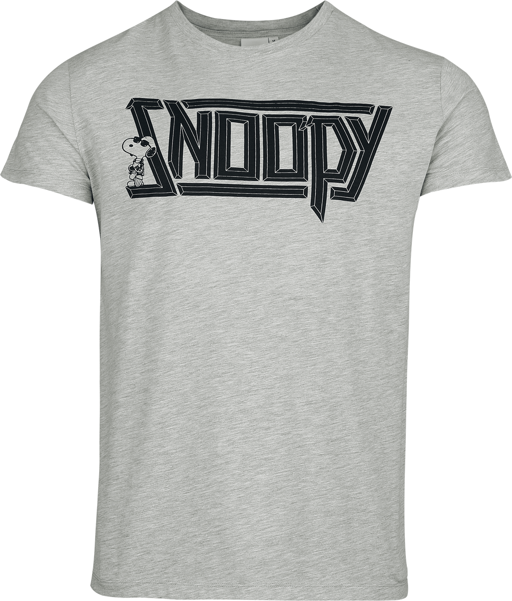 Peanuts  T-Shirt - Snoopy - for Men - grey