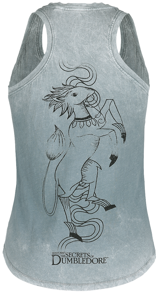 Phantastische Tierwesen Top - Phantastische Tierwesen 3 - Fantastic - S bis M - für Damen - Größe S - grau  - EMP exklusives Merchandise!