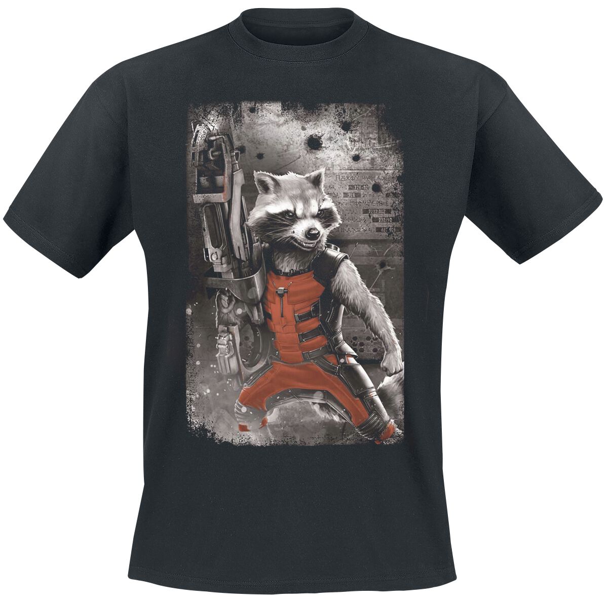 Guardians Of The Galaxy Vol. 2 - Rocket T-Shirt black