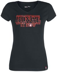 Schwarzes T-Shirt mit Print, EMP Stage Collection, T-Shirt