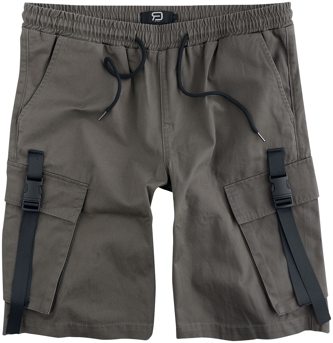 Levně RED by EMP Shorts With Side Pockets and Strap Details Cargo kraťasy khaki