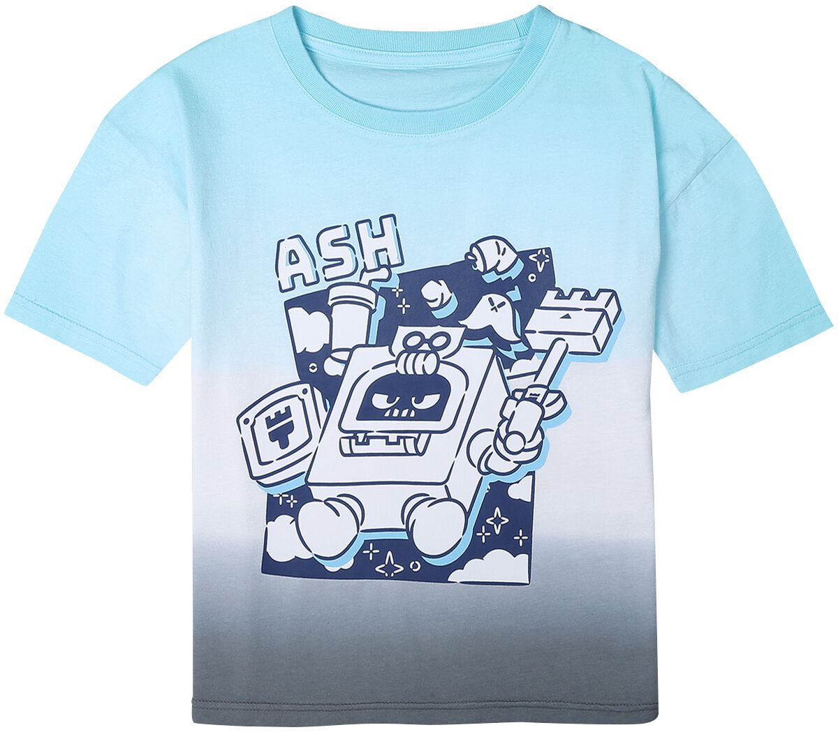 T-shirt Gaming de Brawl Stars - Ash - 122/128 à 170/176 - pour garçons - multicolore