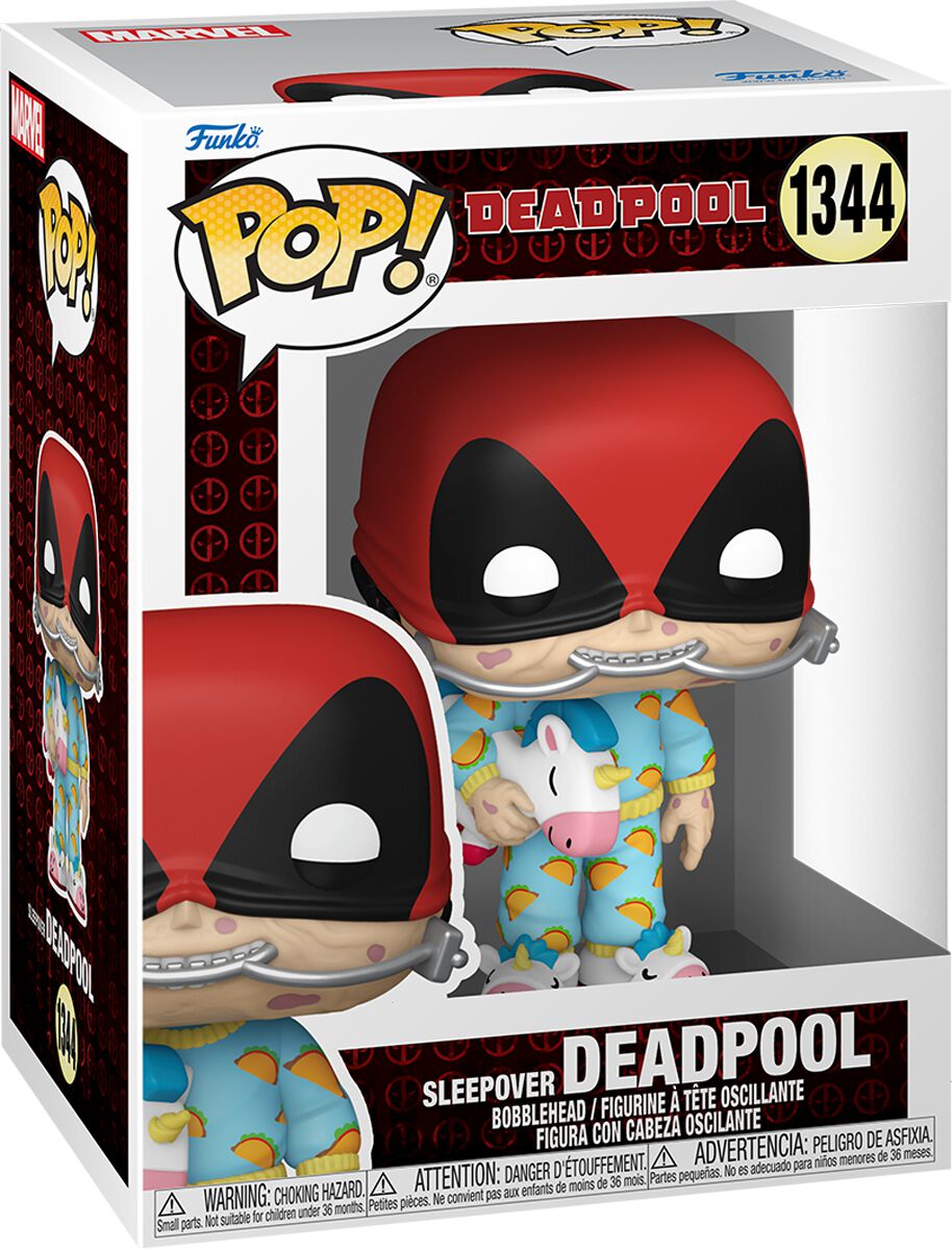 Deadpool Sleepover Deadpool Vinyl Figur 1344 Funko Pop! multicolor