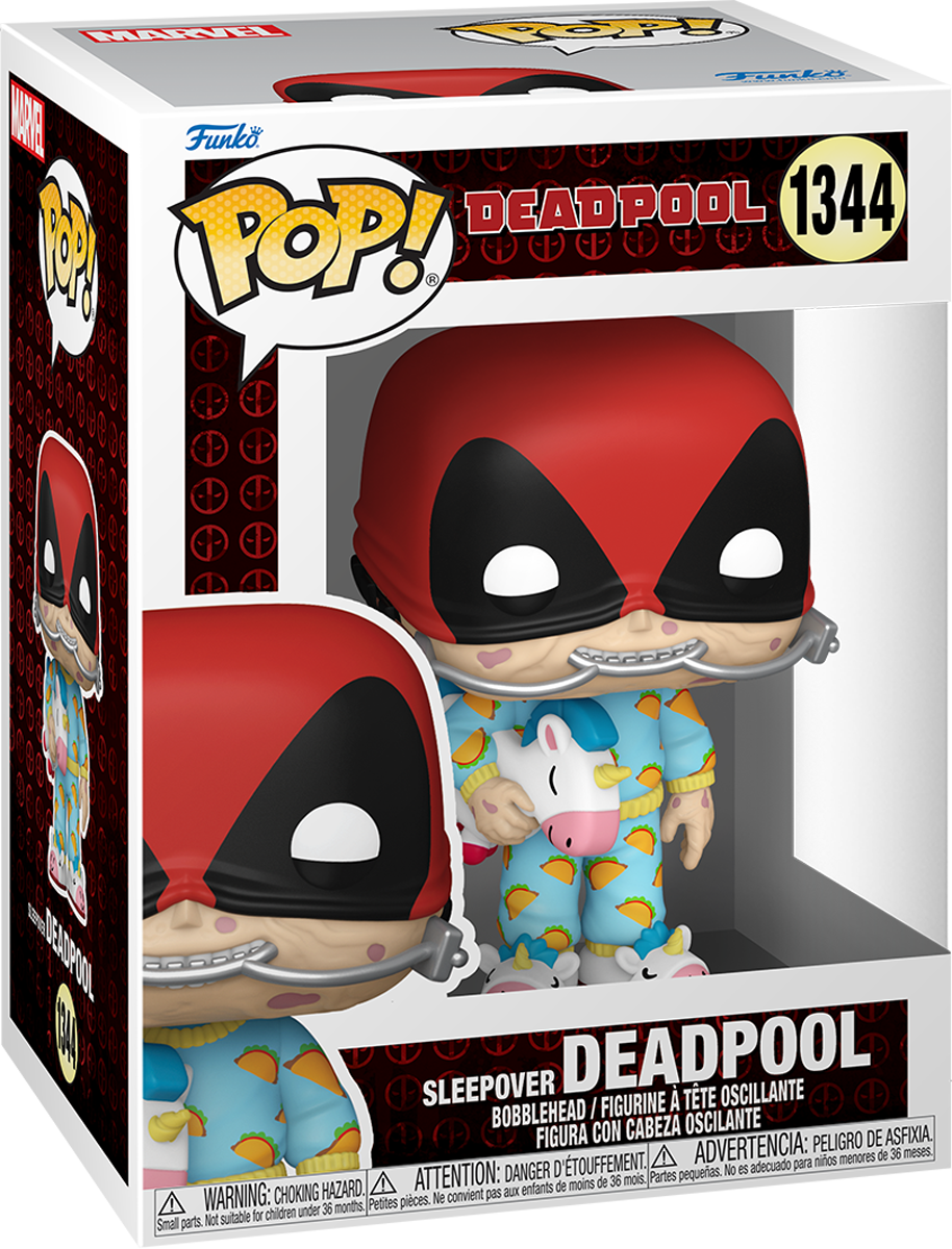 Deadpool - Sleepover Deadpool Vinyl Figur 1344 - Funko Pop! Figur - multicolor