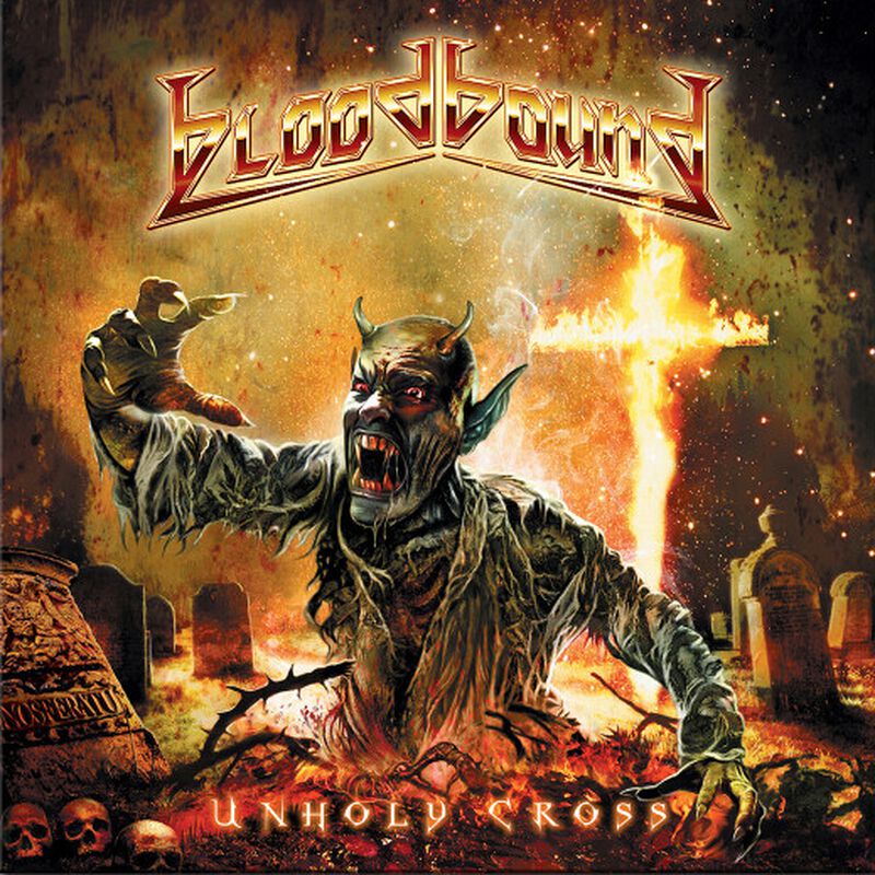Band Merch Bloodbound Unholy cross | Bloodbound LP