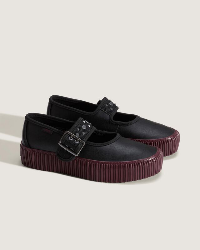 Baleriny  z Vans - Mary Jane Creepers - Kobiety - czarny