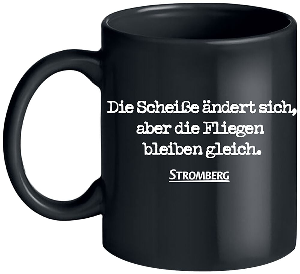 Stromberg Fliegen Tasse schwarz Stromberg Fliegen Tasse schwarz