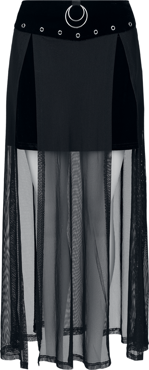 Banned Gothic Mini Skirt - Obsidian Skirt - for Women - black