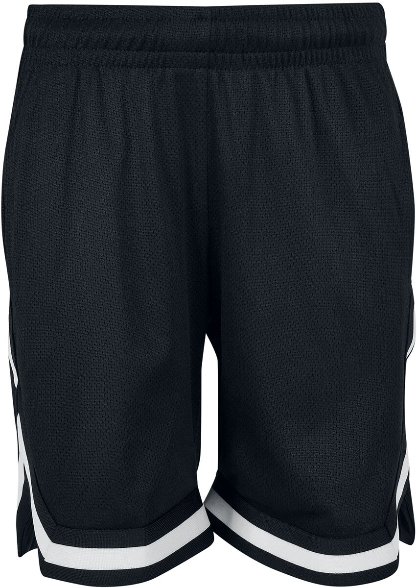Short de Urban Classics - Boys Stripes Mesh Shorts - 110/116 à 146/152 - pour garçons - noir