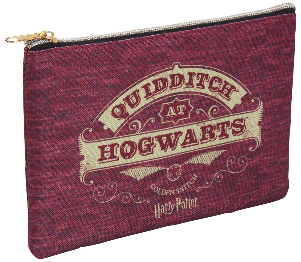 Trousse à cosmétiques de Harry Potter - Quidditch À Poudlard - pour Unisexe - rouge/beige