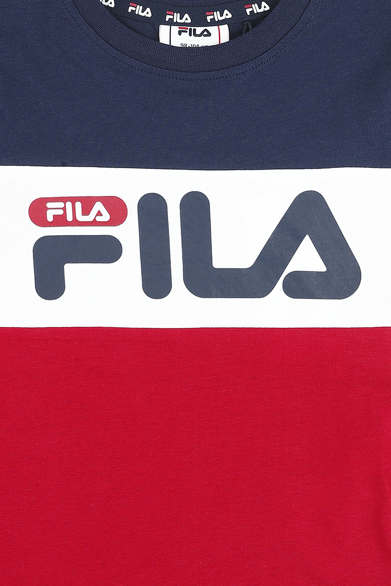 Fila COLLEGE STATION TEE T-Shirt blau weiß rot