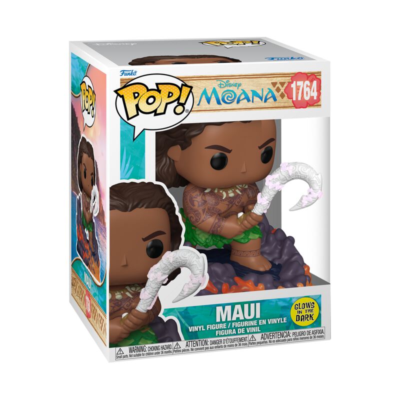 Vaiana - Maui (Pop! Premium - Glow In The Dark) Vinyl Figur 1764 - Funko Pop! Figur - Funko Shop Deutschland - Lizenzierter Fanartikel