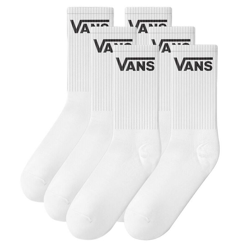 Vans Classic Half Crew (6er Pack) Socken weiß in M