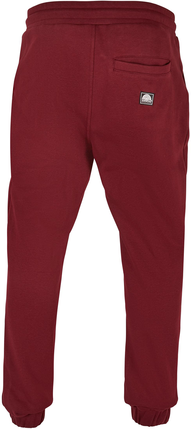 Southpole Trainingshose - Southpole Basic Sweatpants - S bis XL - für Männer - Größe L - rot