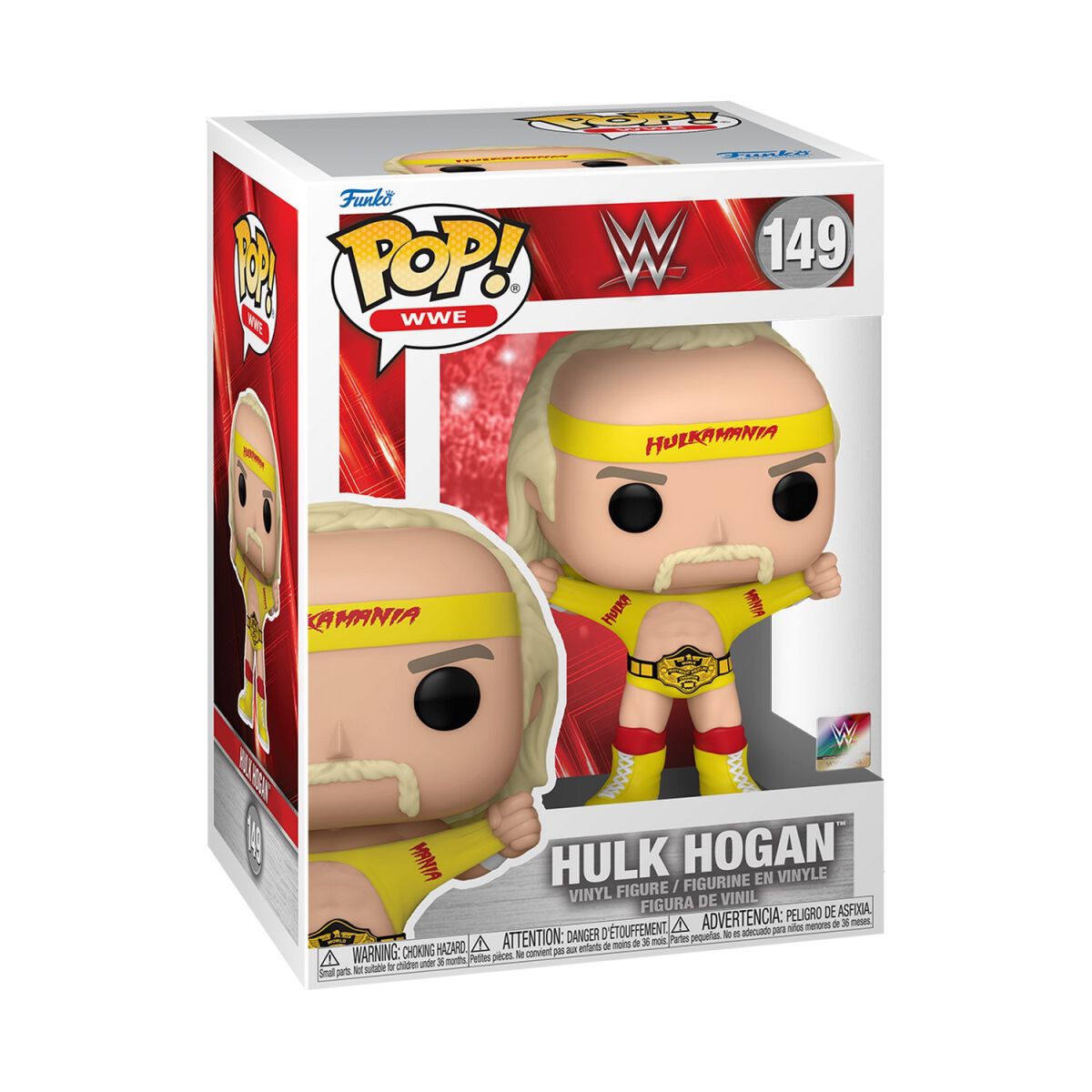 WWE Hulk Hogan Vinyl Figur 149 Funko Pop! multicolor