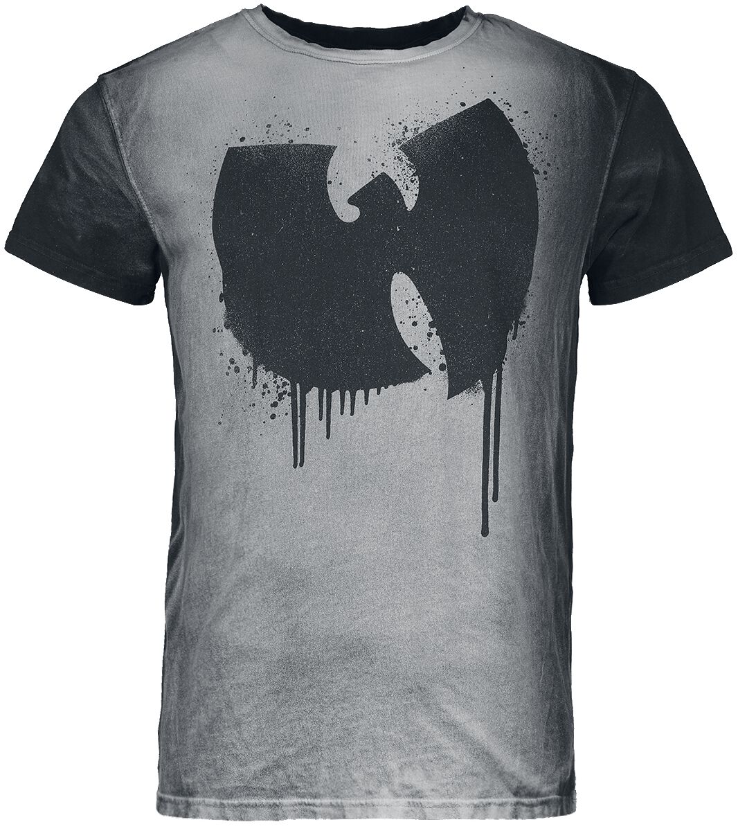 Wu-Tang Clan T-Shirt - S bis XXL - für Männer - Größe L - hellgrau/schwarz  - Lizenziertes Merchandise!