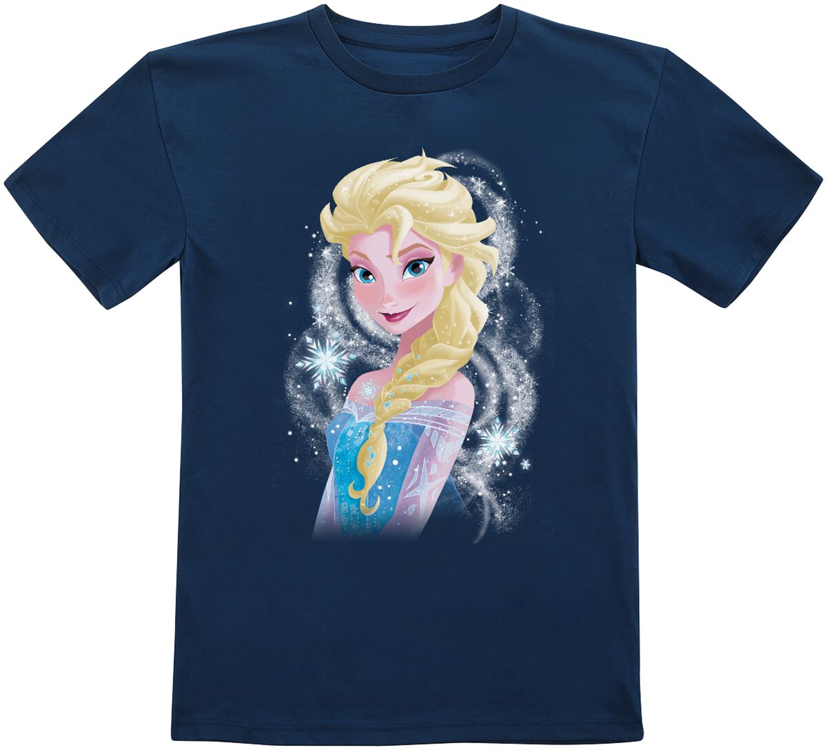 Image of Die Eiskönigin Kids - Elsa Kinder-Shirt blau