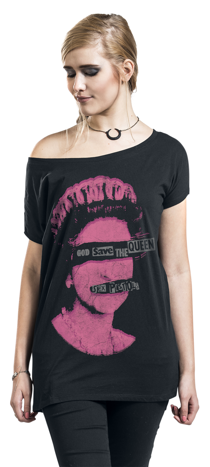 Sex Pistols God Save The Queen T-Shirt schwarz - 23.34% Rabatt