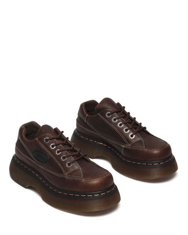 Chaussures basses  de Dr. Martens - Buzz 5i Dark Brown Grizzly - EU37 à EU42 - pour Femme - marron